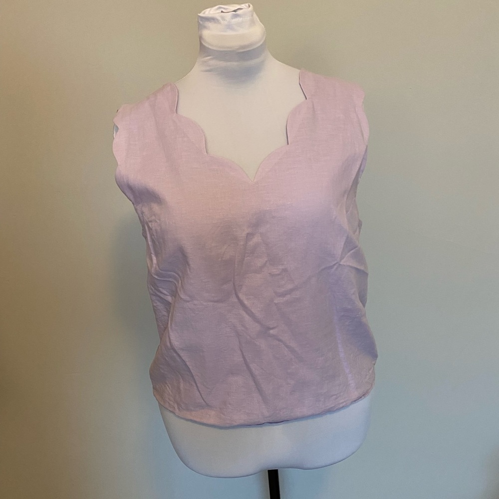 Banana Republic Sleeveless Blouse violet